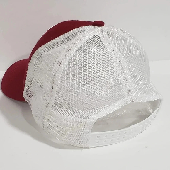 NWOT,Dierks Bently Mountain High Snapback Trucker Hat With  Patch,Red/White. - Picture 3 of 7